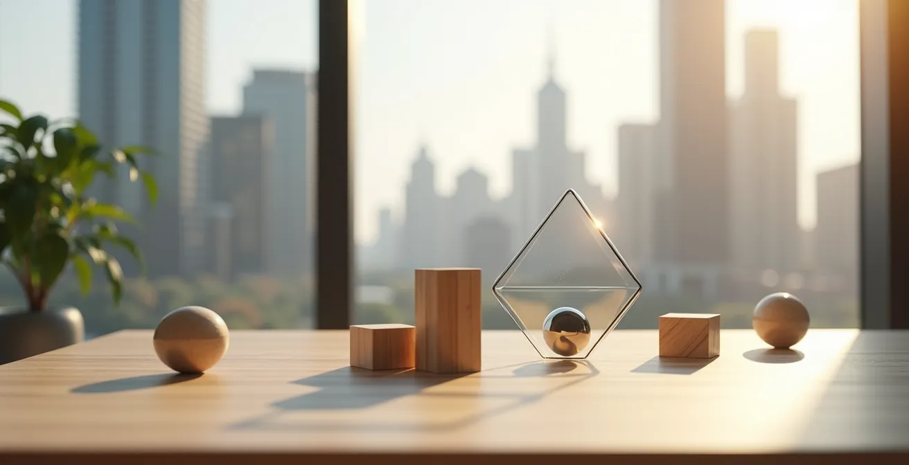 Visuelle Darstellung einer Entscheidungsmatrix für Anlagestrategien basierend auf EZB-Signalen