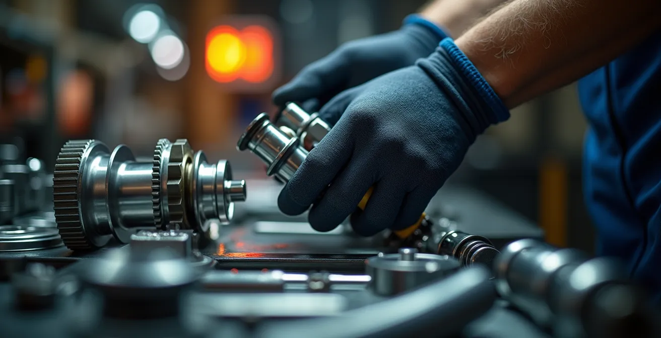 Detailaufnahme Autowerkstatt zeigt gestiegene Reparaturkosten